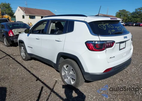 2022 Jeep Compass Latitude 4X4 from USA, damaged, VIN 3C4NJDBB5NT157333